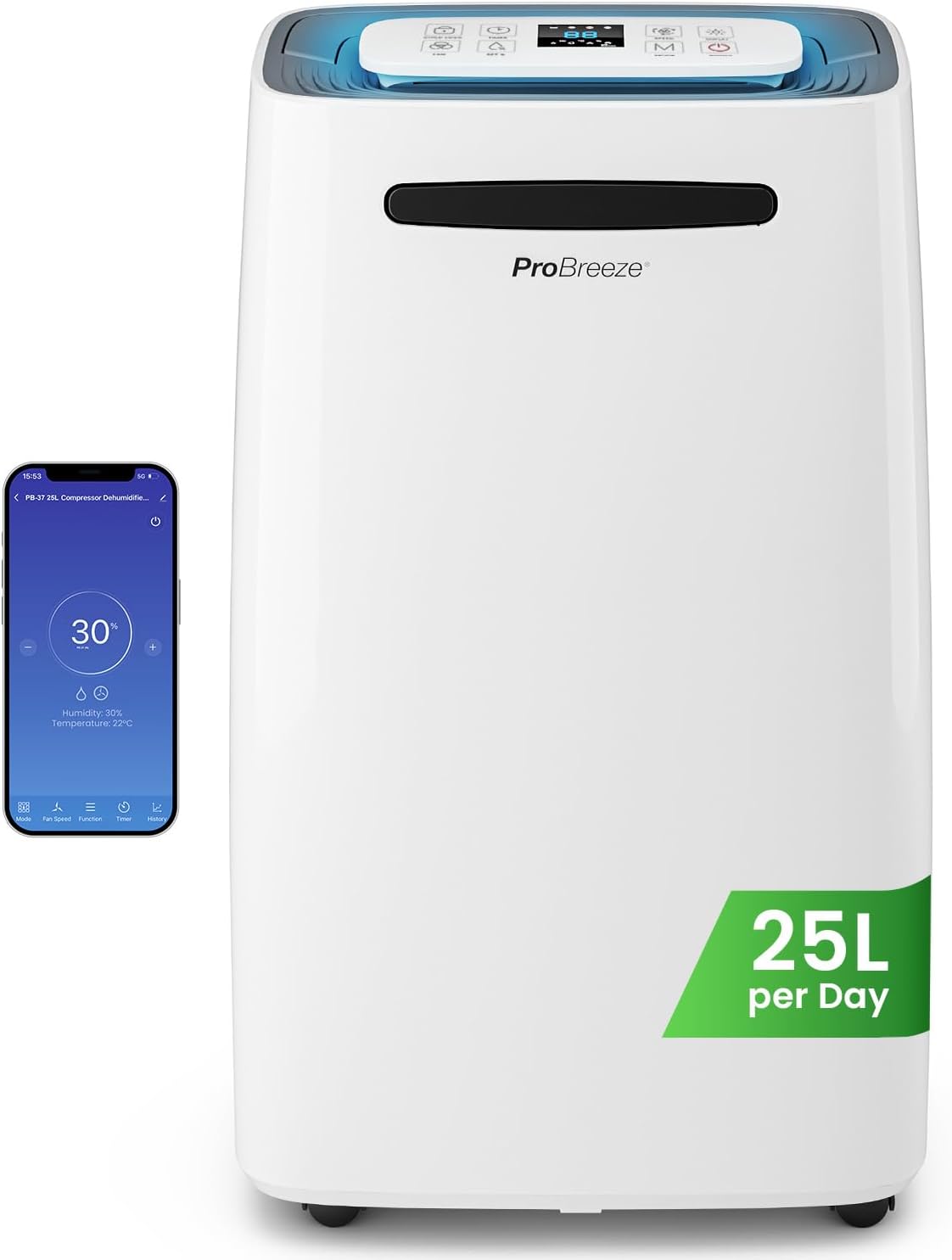 Laundry 25L Dehumidifier with Laundry Mode