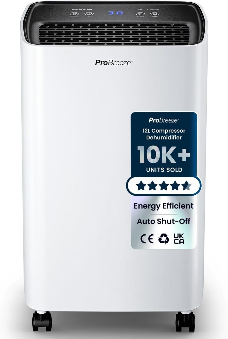 Pro Breeze 12L Dehumidifier